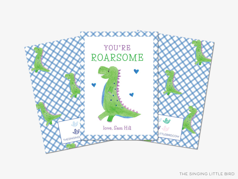 You're Roaresome Dinosaur Valentine's Day Cards
